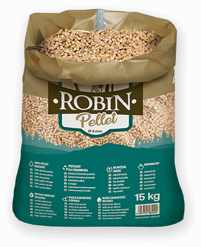 worek pelletu opałowego Robin do kupienia w Nowej Dębie lub sklepie internetowym